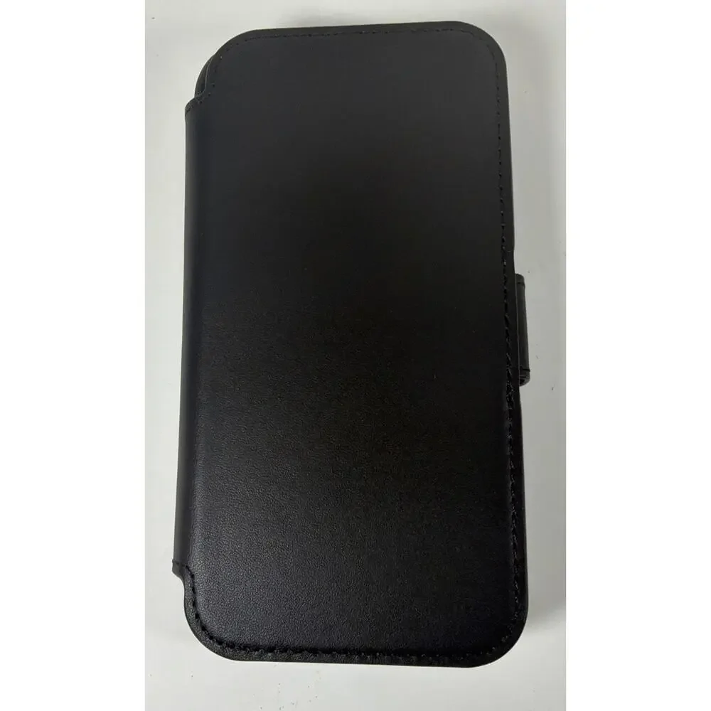 Nomad Modern Black Leather Folio fo r iPhone 14 Pro - Open Box